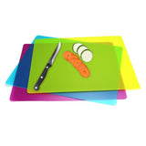 Juego de utensilios de cocina, set de 3 esteras de colores, Yellow/Green, Aqua, and Purple, 30.48 cm x 38.1 cm, 1