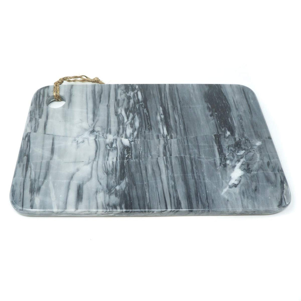 Tabla para Picar 30 cm x 20 cm x 1 cm de Mármol Natural, Gris Mazahua/Tabla para cortar cocina/Tabla de quesos/Tabla para pan, verdura, carne/Tabla rectangular duradera/Tabla para decoración