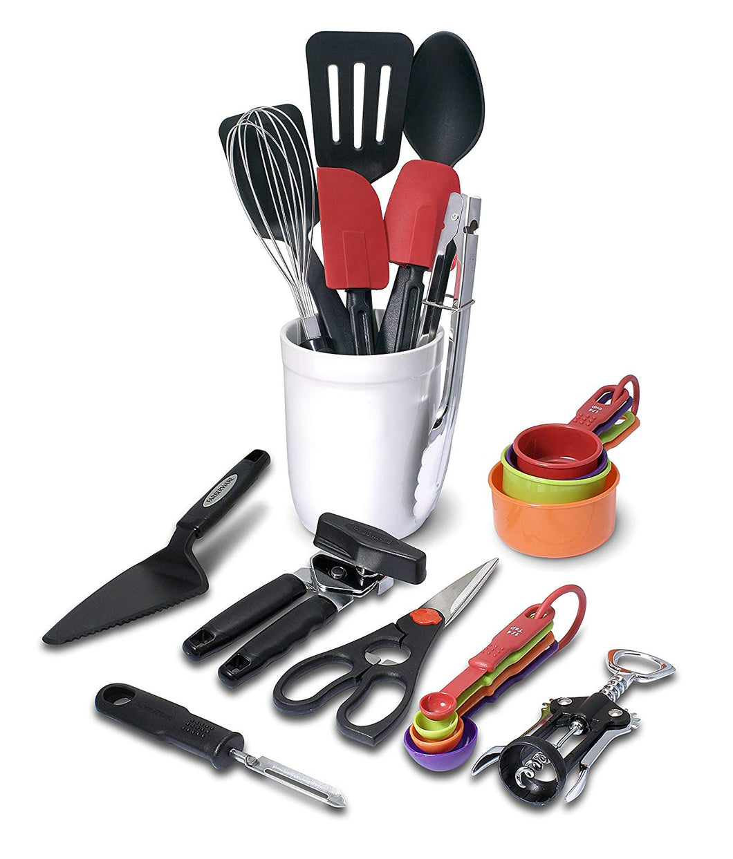 Farberware 21-Piece Tool and Gadget Set with Crock