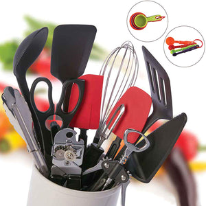 Farberware 21-Piece Tool and Gadget Set with Crock